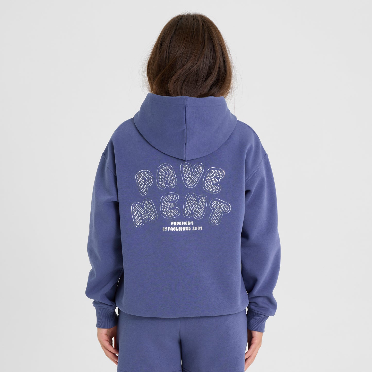 Indigo Embellished Hoodie