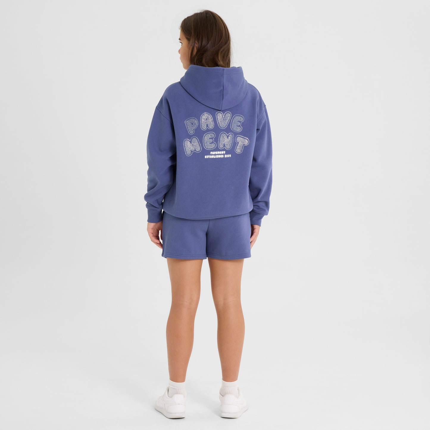 Indigo Embellished Hoodie