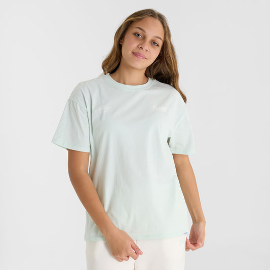 Light Green Back Print Tee