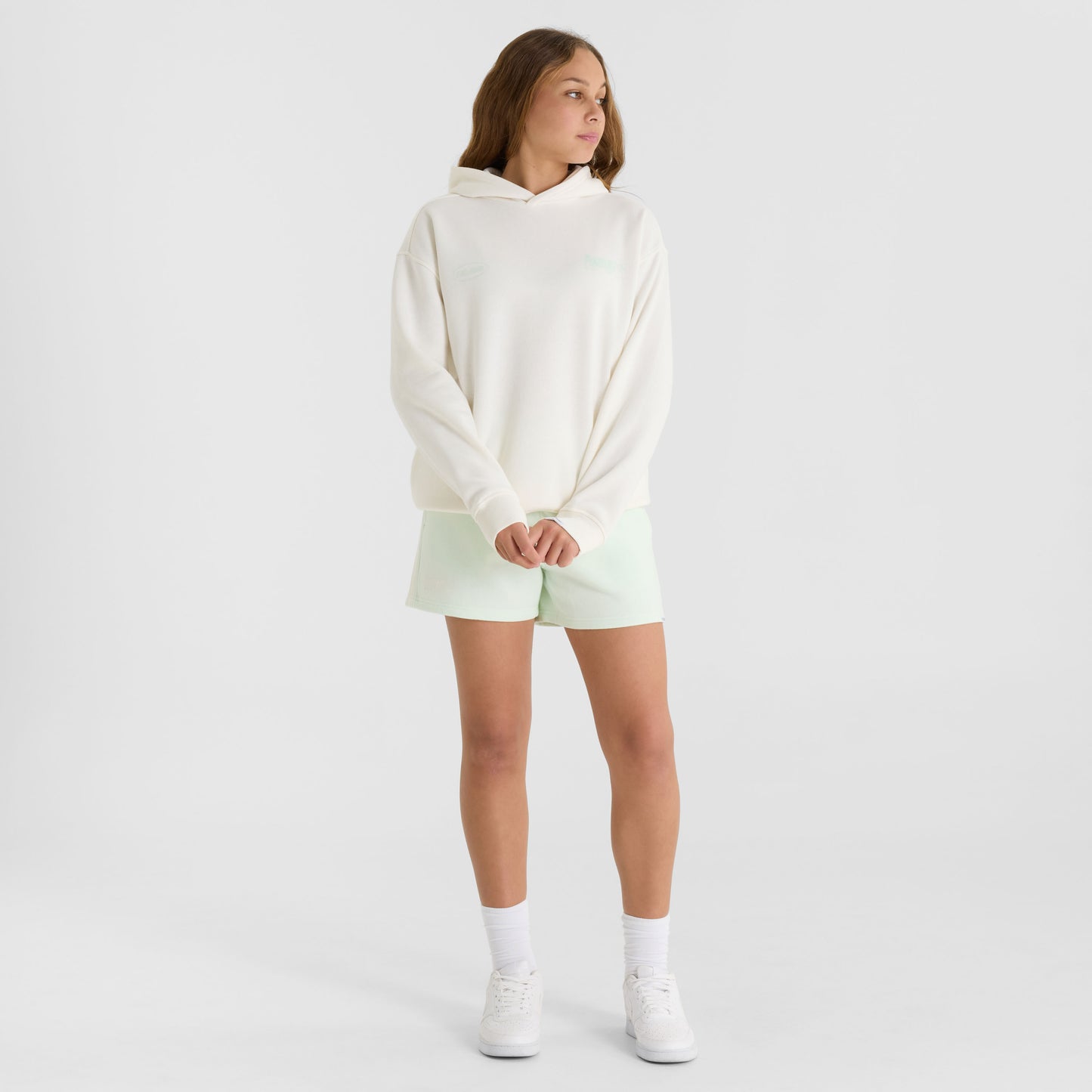 Marshmallow Back Print Hoodie