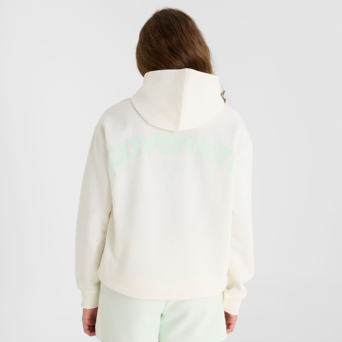 Marshmallow Back Print Hoodie