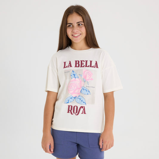 La Bella Rosa Print Tee