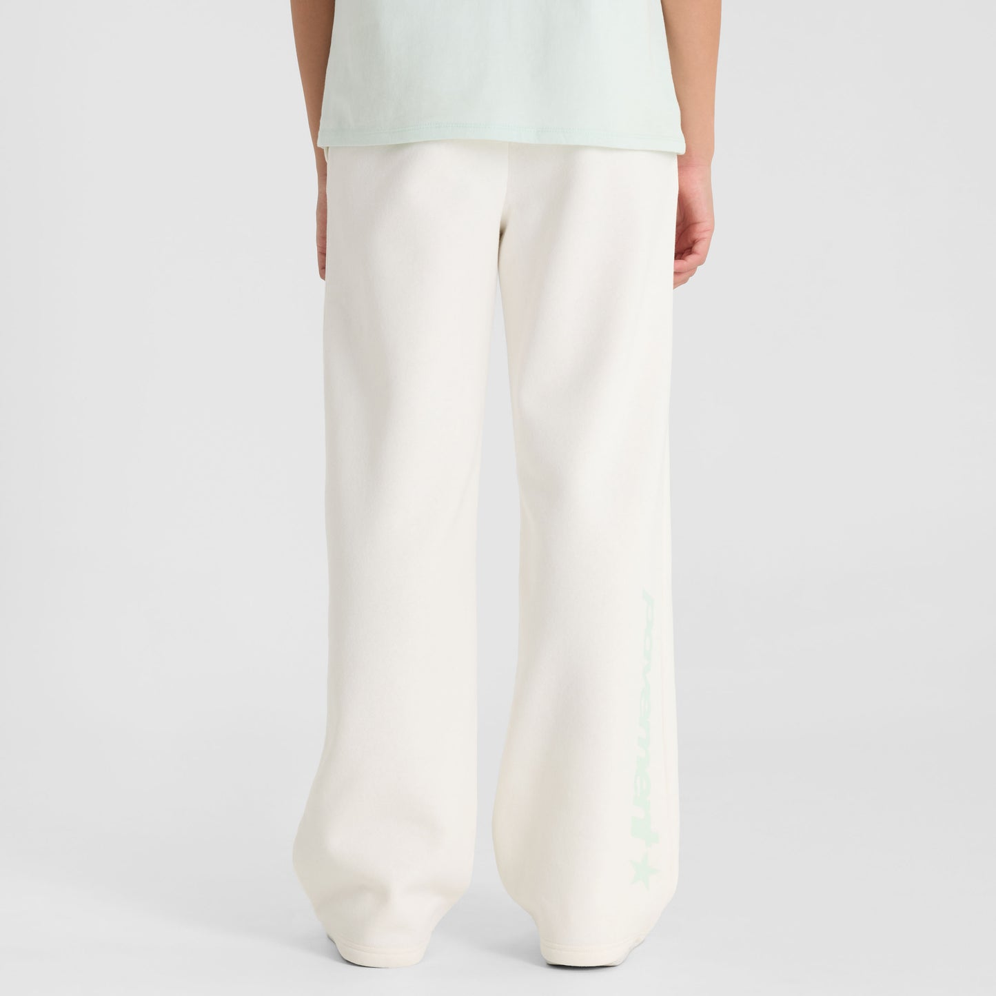 Marshmallow Wide Leg Track Pants