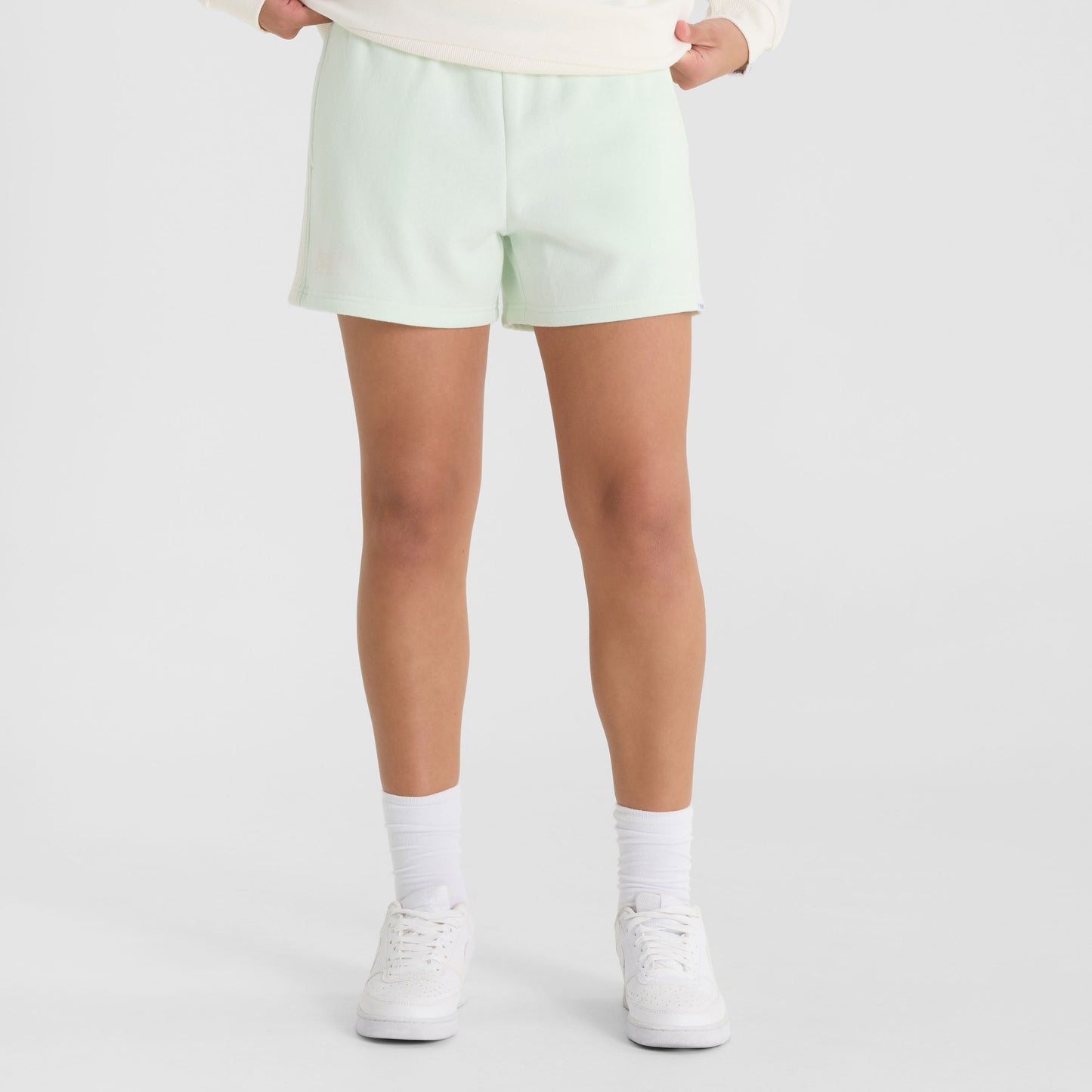 Side Stripe Shorts Light Green