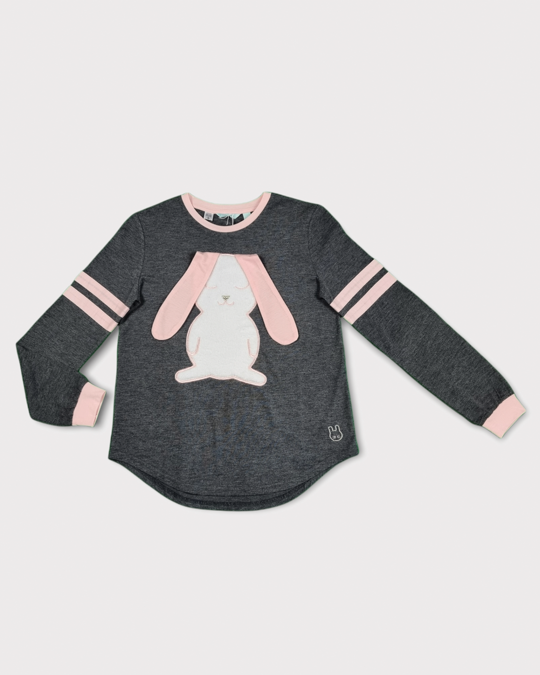 Striped Bunny Sleep Pyjama Top - Cuddle with Bunny