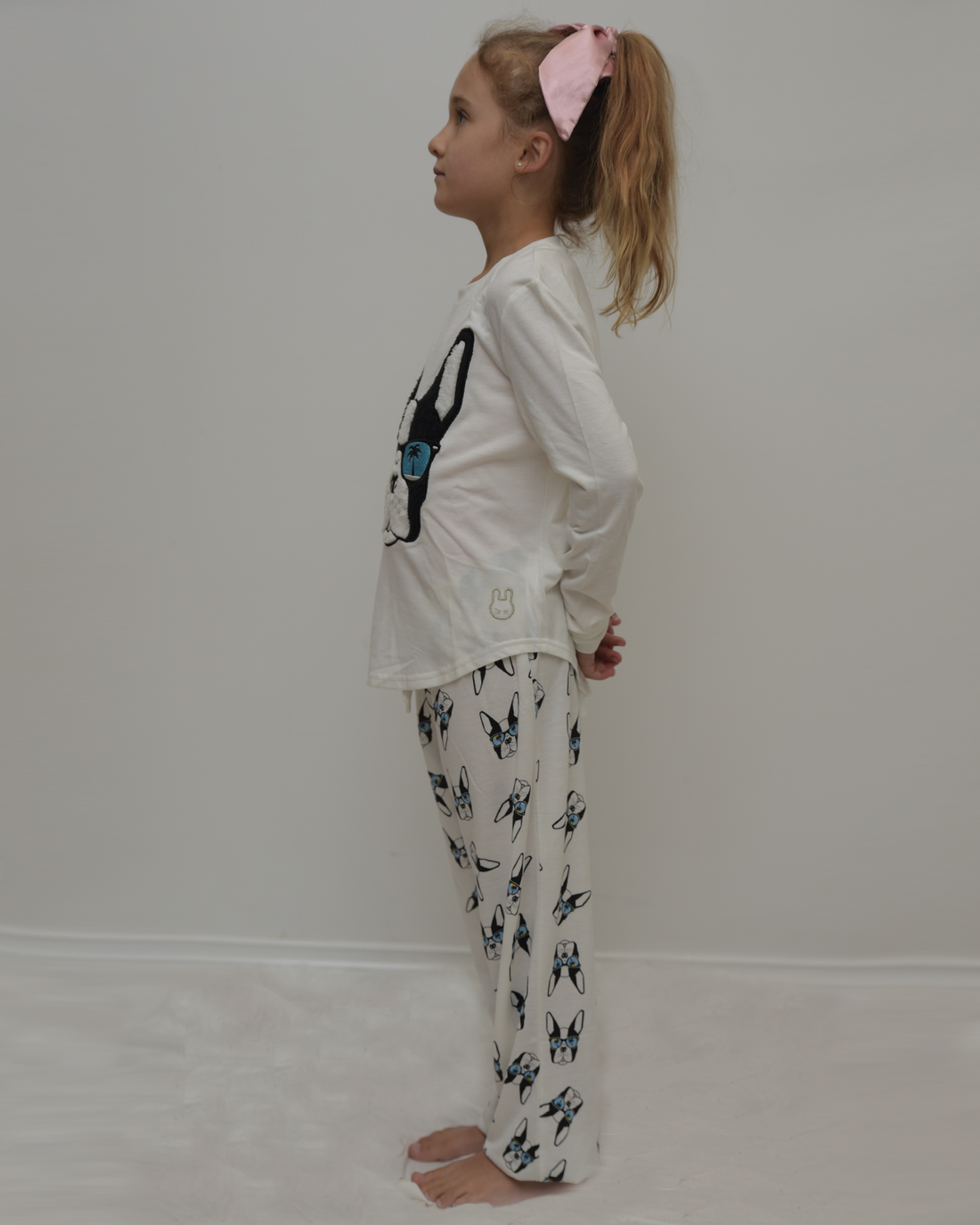 Sunny Frenchy Sleep Pyjama Top - Doggy Lounging