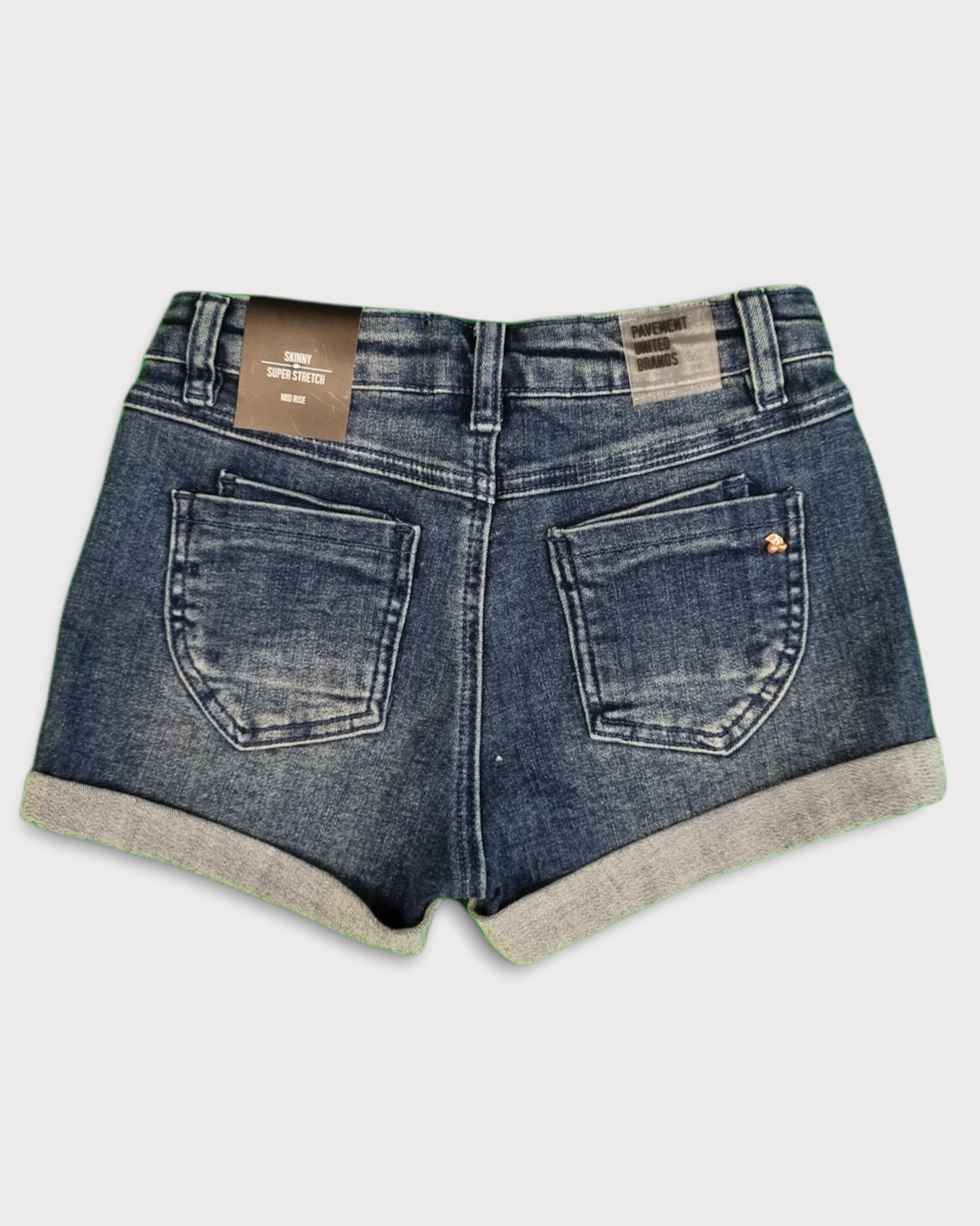 Leah Short in Dark Blue Wash