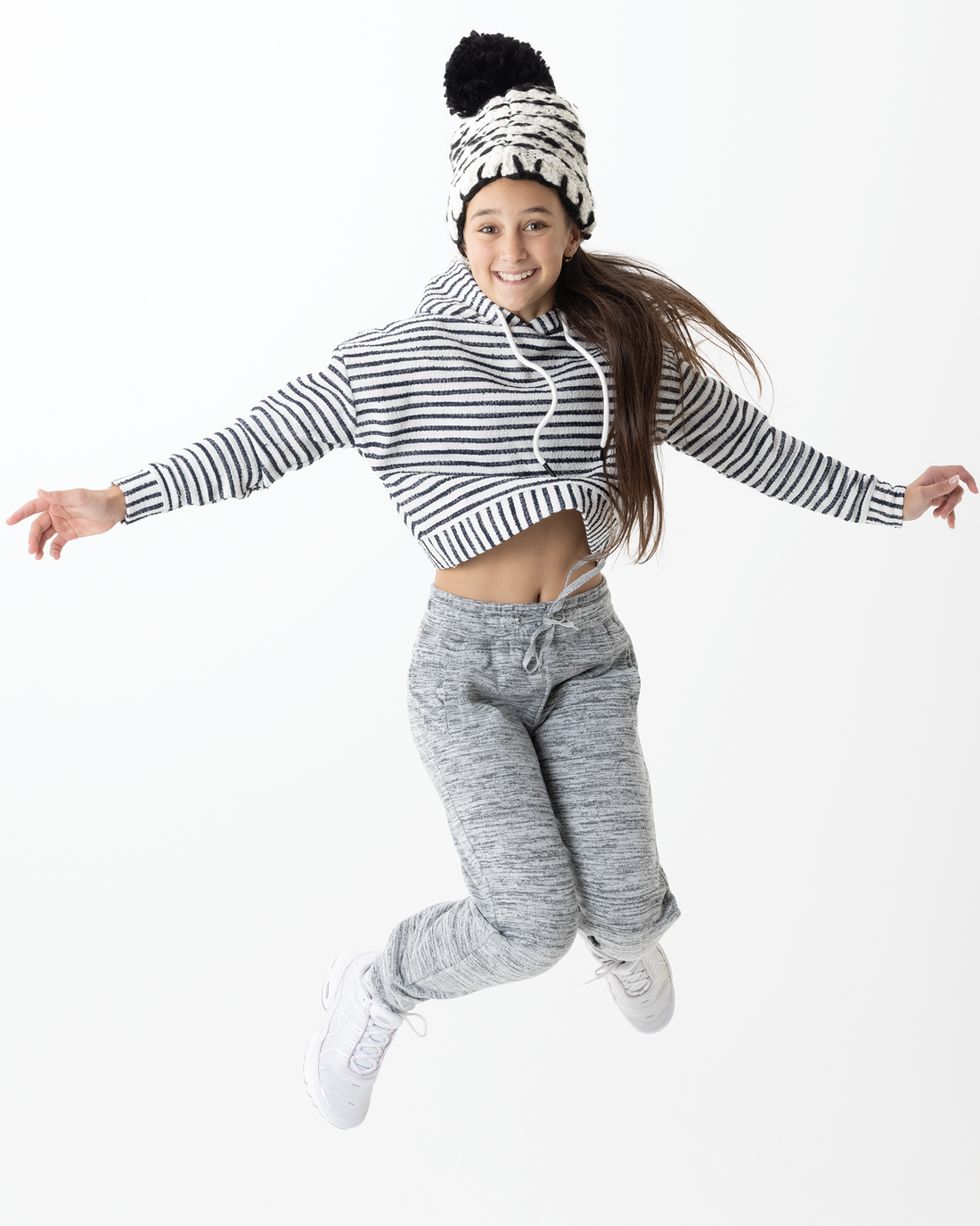 Maddison Sweat Pant - Soft Grey Marle